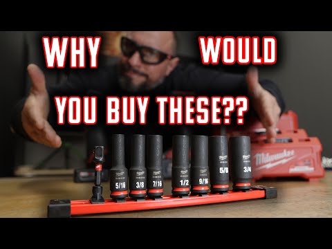 Milwaukee Tool NEW Impact Sockets (WHY WOULD YOU BUY THESE?)