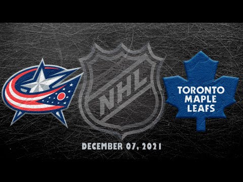 NHL Blue Jackets vs Maple Leafs | Dec.07, 2021