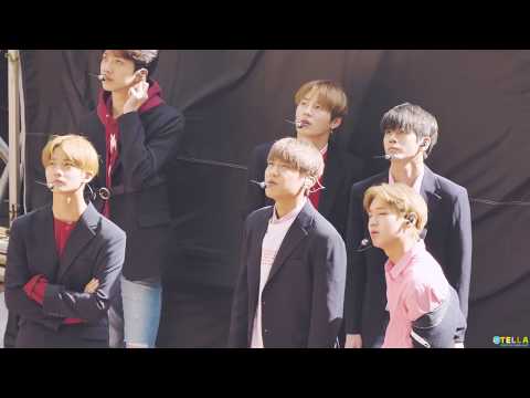 171022 Wanna One(워너원) 박지훈, 하성운, 옹성우, 배진영, 라이관린, 박우진 - 뉴이스트W 노래 들으며 대기 중 / 원아페