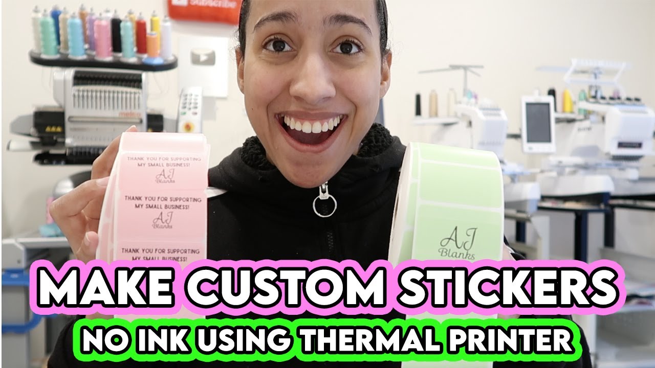 Watch video How to Make Stickers For Your Business With Rollo Thermal Printer! Small Business Stickers Now How to Make Stickers For Your Business With Rollo Thermal Printer! Small Business Stickers