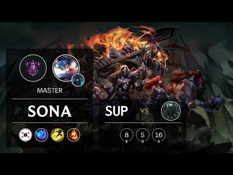 Sona Support vs Pyke - KR Master Patch 9.22