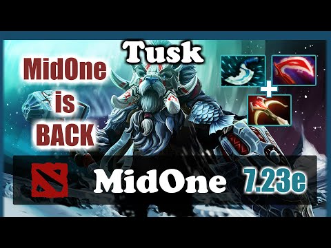 MidOne - Tusk SUPPORT | MidOne is BACK | VMA: 20/6/21 | Stomping Pubs | Ez MMR | Wipe | 7.23e