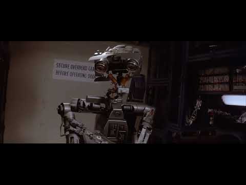 Short Circuit - Number 5 Repairs Himself (Power On) Scene