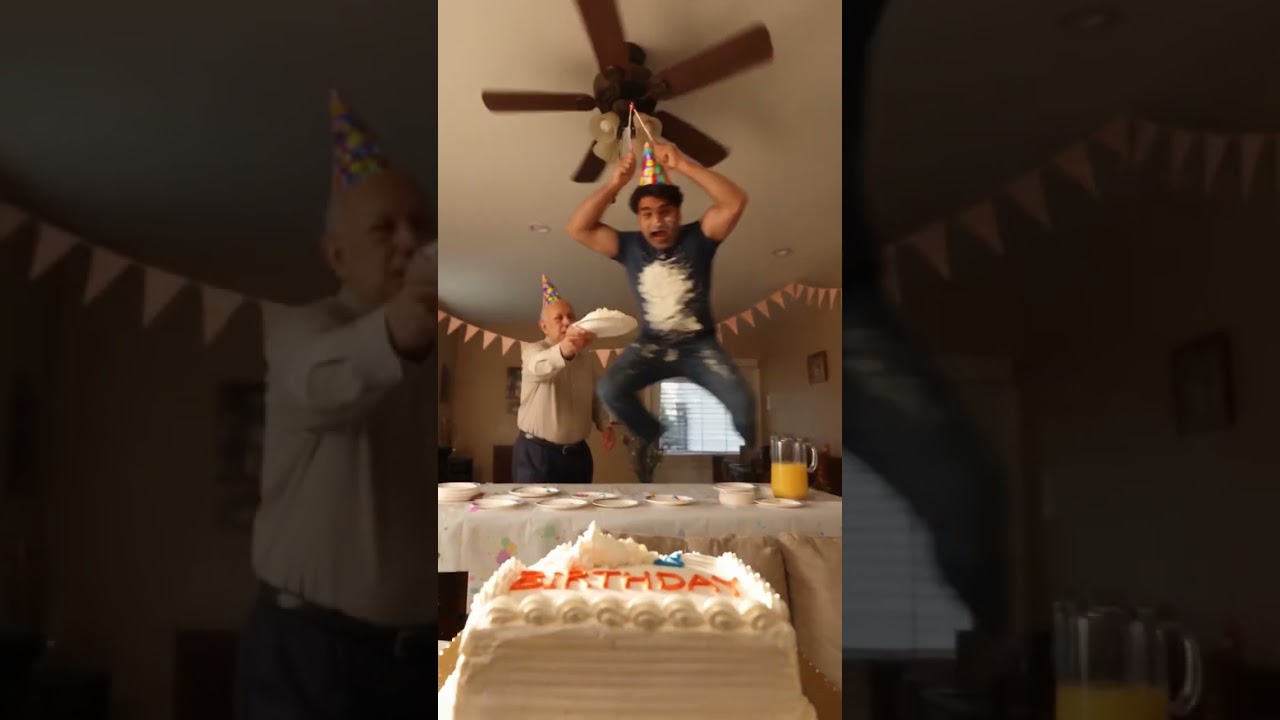 I Was Holding the Balloons and the Ceiling Fan Took Me With Them