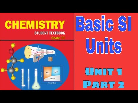 Ethiopian Grade 11 Chemistry Unit_1 p_2 Basic SI units