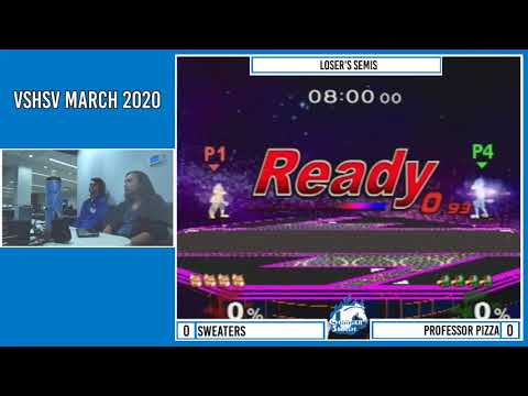 VsHSV March 2020: Sweaters (Fox) vs Professor Pizza (Falco) - Grand Finals, SSBM Singles