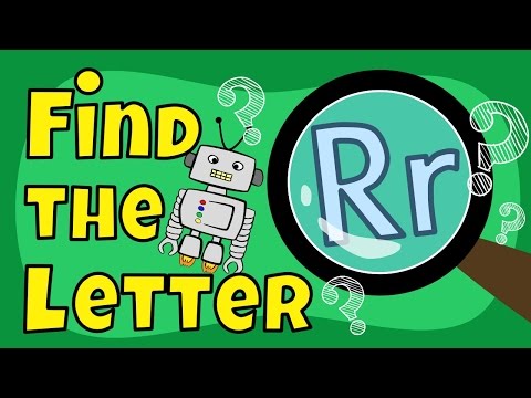 Alphabet Games | Find the Letter R