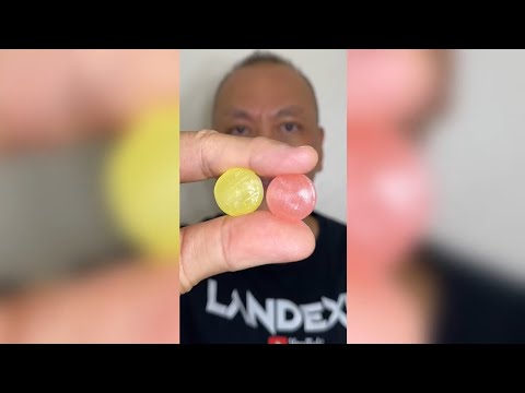 👂ASMR SENJAKU AMASAKE NODOAME HARD FRUIT CANDY (JAPAN) 2 FLAVORS EATING SOUNDS👂ORIGINAL LENGTH👂