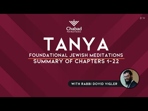 36. Tanya, Chapter 1-22: Summary - Chabad Chassidic Philosophy
