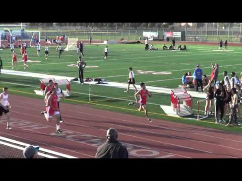 OpenB Heat 2 100m vs Servite & Rosary 3-9-16 - Los Alamitos Boys