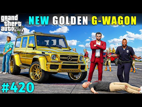 MICHAEL GOT GOLDEN G-WAGON AS A GIFT | GTA V GAMEPLAY #420 | GTA 5