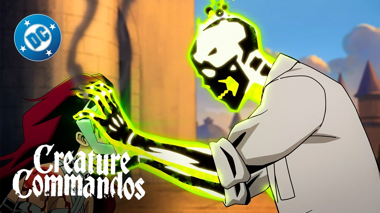 Creature Commandos - Dr. Phosphorus BURNS Circe 🔥 | Super Scenes | DC