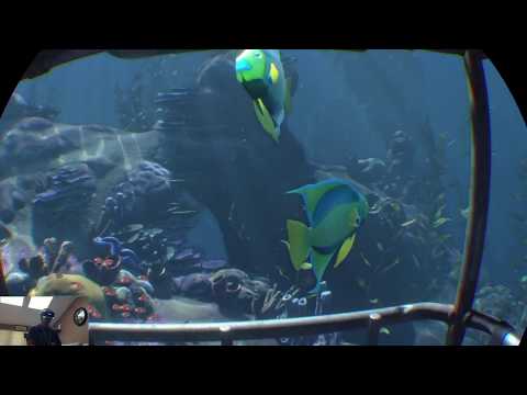 Playstation 4 VR- Ocean Descent Shark Encounter Gameplay!