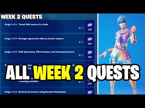 All Fortnite Week 2 Quests Guide - Chapter 3 Season 2