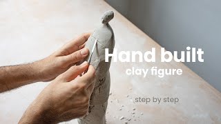 Step by step ceramic sculpture: hand building a clay figure