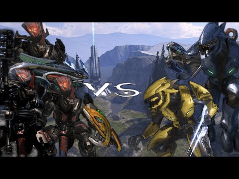 How Many Elites Does It Take To Take Down ALL Brute Chieftans? Halo 3 AI Battles