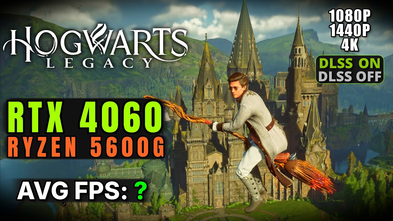 Hogwarts Legacy: LOW to ULTRA (RTX 4060 + Ryzen 5600G) - Benchmark