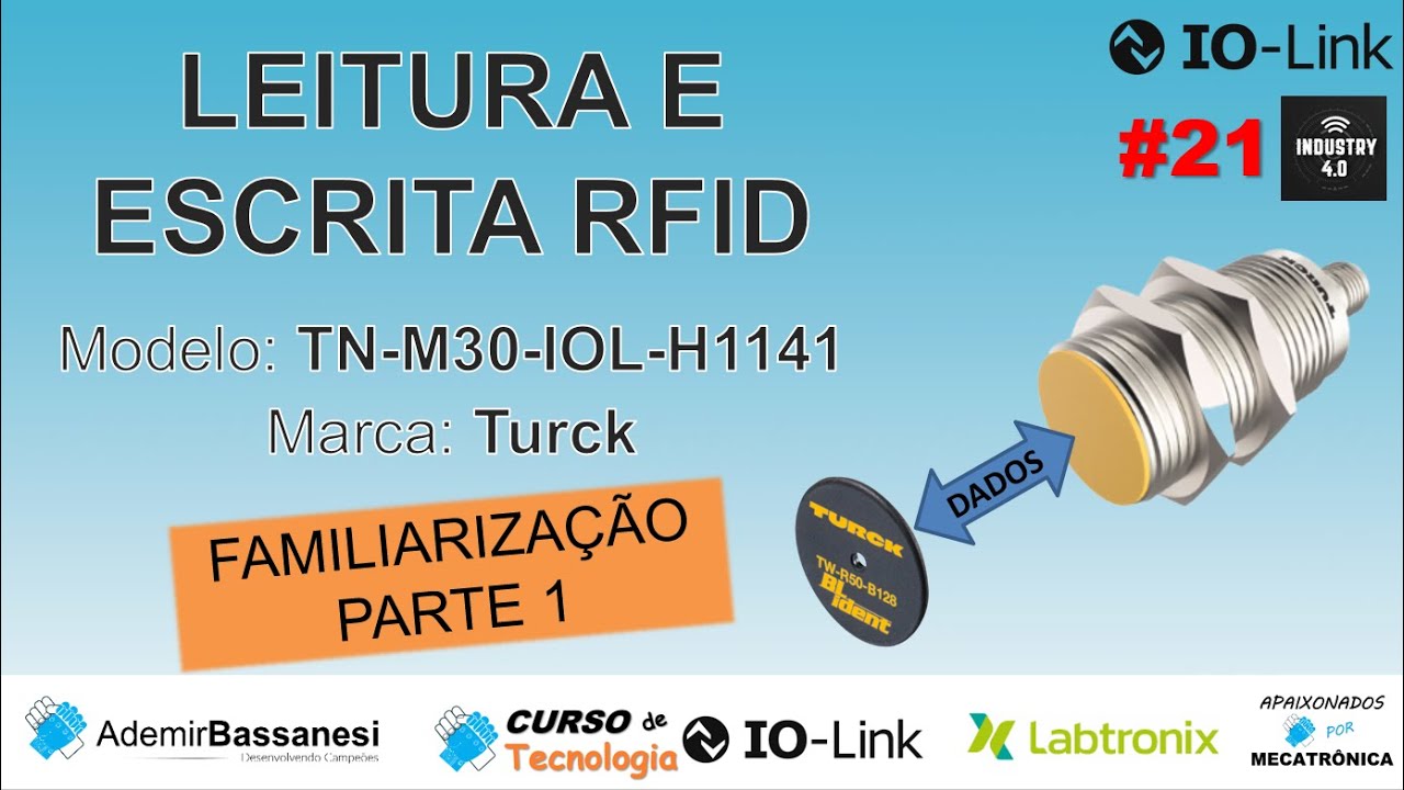 LEITURA E ESCRITA RFID - MÓDULO TN M30 H1141 - TURCK - FAMILIARIZAÇÃO