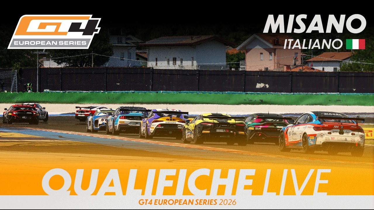 LIVE I Qualifiche I Misano I GT4 European Series 2026 (Italiano)
