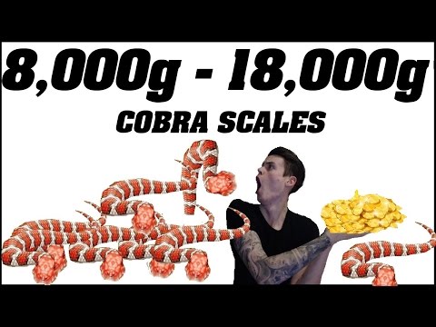WoW: Goldfarm 8,000g - 18,000g Per Hour | Cobra Scales |