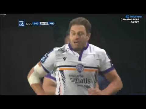 Shalva Sutiashvili try against oyonnax