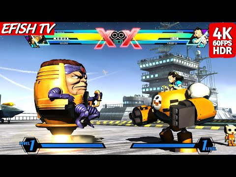 MODOK vs Tron Bonne (Hardest AI) - Ultimate Marvel vs Capcom 3 | PS5 4K 60FPS