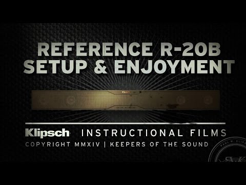 Klipsch R-20B Video #1