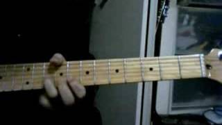 guitar chord demo Ultravox!/Young Savage