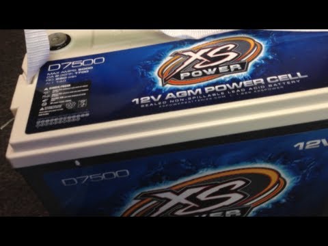 MONSTROUS 100 POUND XSPOWER D7500 HIGH PERFORMANCE BATTERY FOR THE WORK TRUCK!
