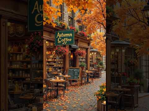 Café Bossa in the Fall 🍁 Relaxing Jazz Tunes for Stress-Free Moments #autumnjazz #autumncafe