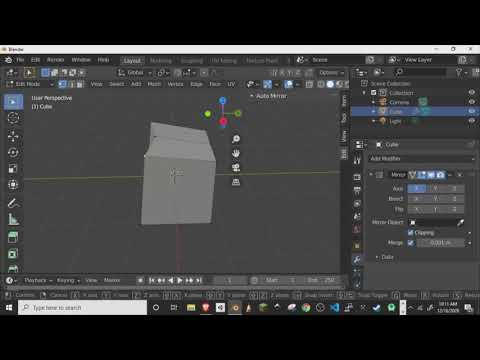 Blender Automatic Mirroring