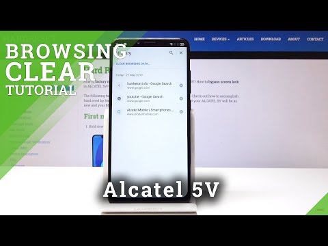 How to Clear Browsing Data in Alcatel 5V - Wipe Browsing History