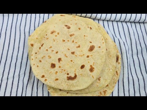 No-Yeast Flour Tortillas in 10 Minutes: Just 3 Ingredients and a Rolling Pin