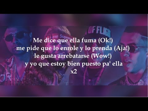 Ella fuma 🚬|LETRA| - Plan B, Chencho, Farruko, Darell, Brytiago