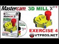 MASTERCAM X8 X9 3D ADVANCED MILL 4 2 Revolved Surface Vtpros Net