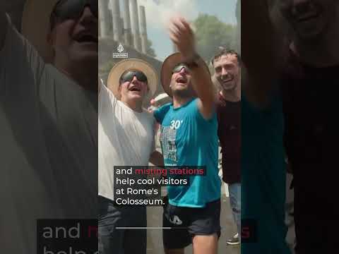 Europe finds creative ways to beat record-breaking heatwave | #AJ shorts