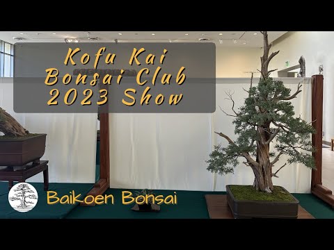Kofu Kai Bonsai Club - 2023 Fall Show - Bonsai Exhibition - Baikoen Bonsai Club