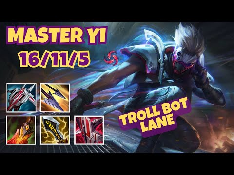 Master Yi vs Viego - Bot Lane Gave Up at 5 Min… We Still Won!