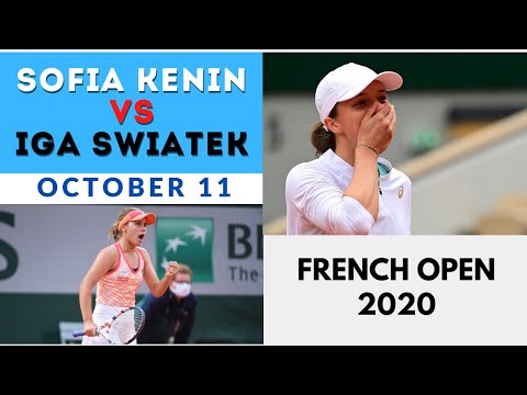 Sofia Kenin vs Iga Swiatek Highligths 2020