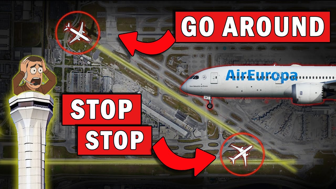 PILOT ERROR | Air Europa B787 Nearly Crossed Landing Runway!
