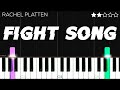 Rachel Platten - Fight Song | EASY Piano Tutorial