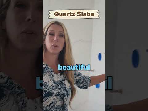 Quartz slabs for shower walls! Bathroom renovation tip #44