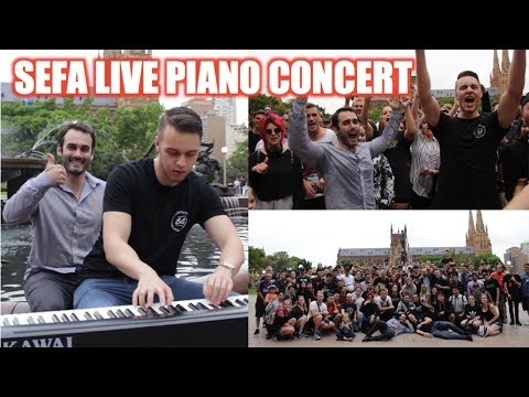 Sefa Live Piano Concert Fan Meet-Up | 1v1 Hakk Battle vs Slendy!