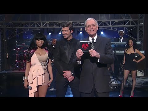 Robin Thicke ft. Nicki Minaj - Shaking it for daddy (at David Letterman 2010)