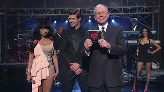 Robin Thicke ft. Nicki Minaj - Shaking it for daddy (at David Letterman 2010)