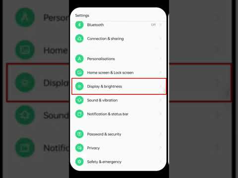 HOW TO CHANGE REFRESH RATE ON OPPO PHONES #android12 #displayrefreshrate#shorts#short