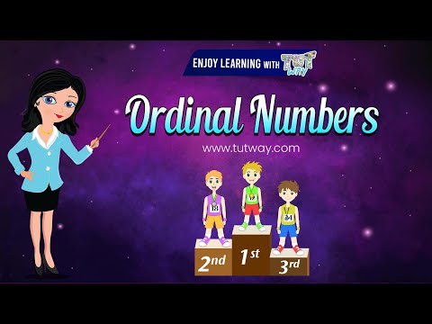 Ordinal Numbers For Kids - Learn Ordinal numbers - Ordinals numbers 1-10