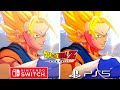 Dragon Ball Z Kakarot PS5 Vs Nintendo Switch Graphics Comparison