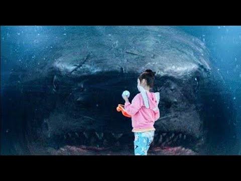 Megalodon Bites The Glass - The Meg [2018] HD