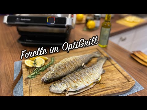 How do you cook fish in the Tefal OptiGrill?